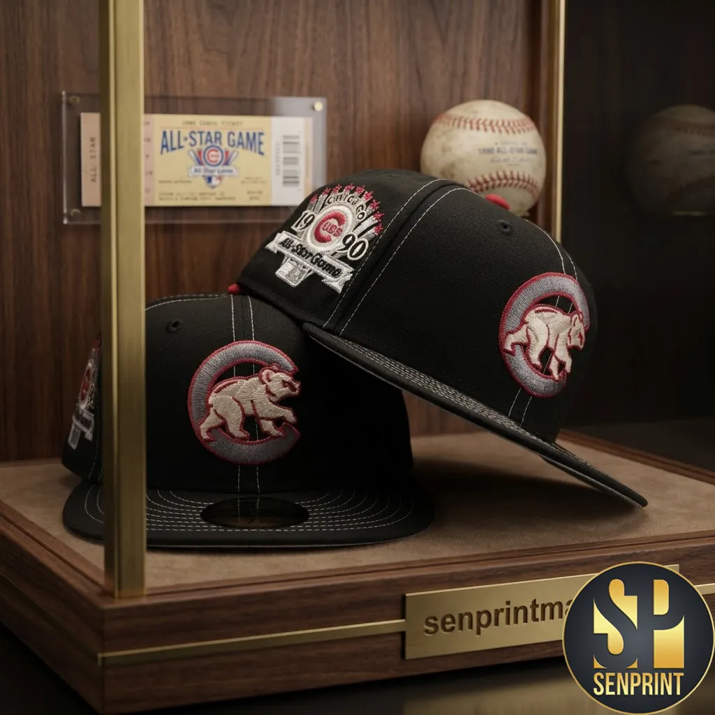Chicago Cubs 1990 All-Star Game Commemorative Patch Snapback Hat