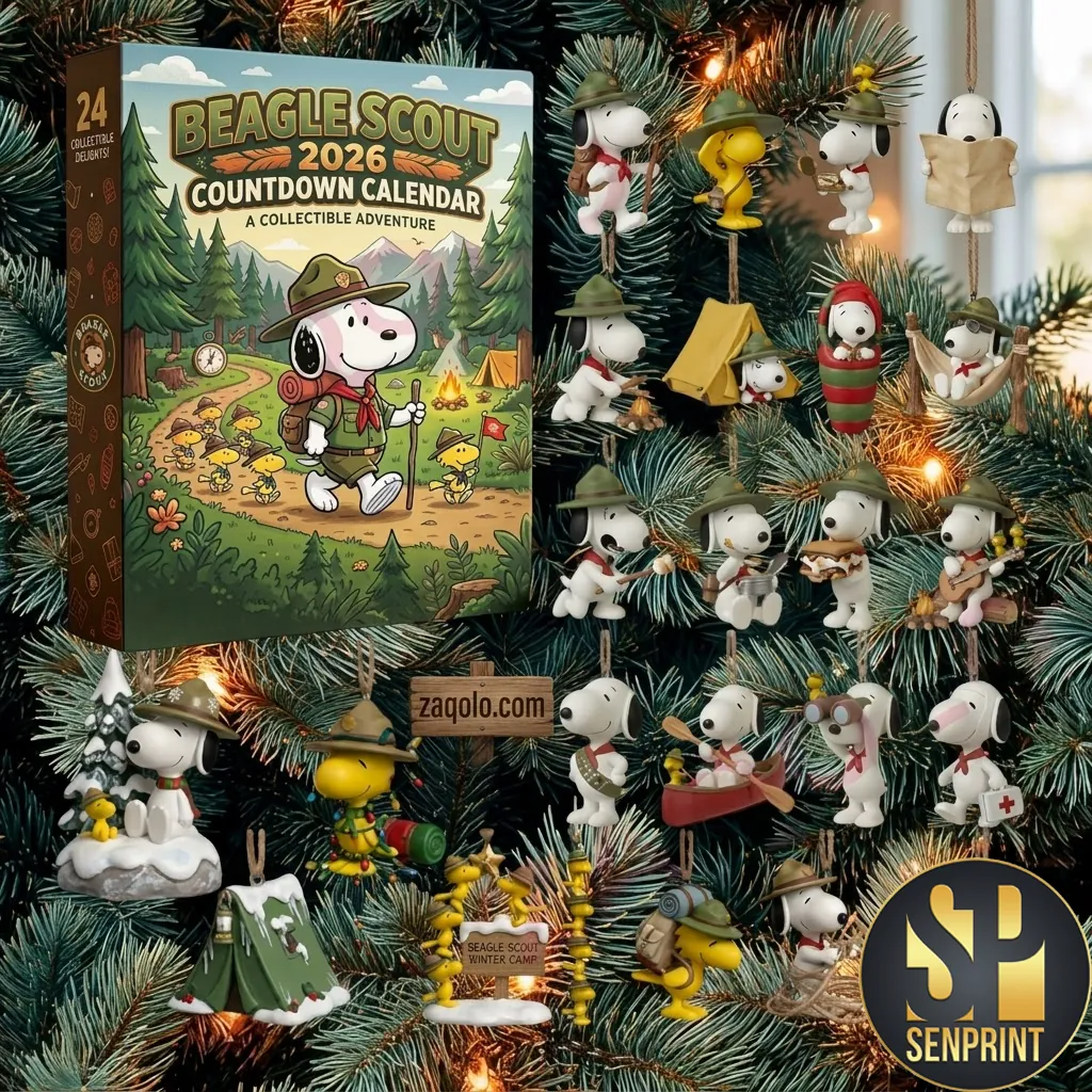 Beagle Scout 2026 Snoopy Collectible Christmas Advent Calendar