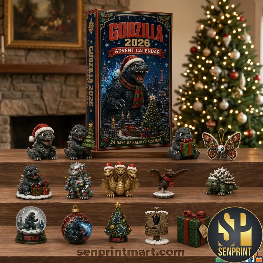 Godzilla 2026 Kaiju Christmas 24 Day Holiday Advent Calendar