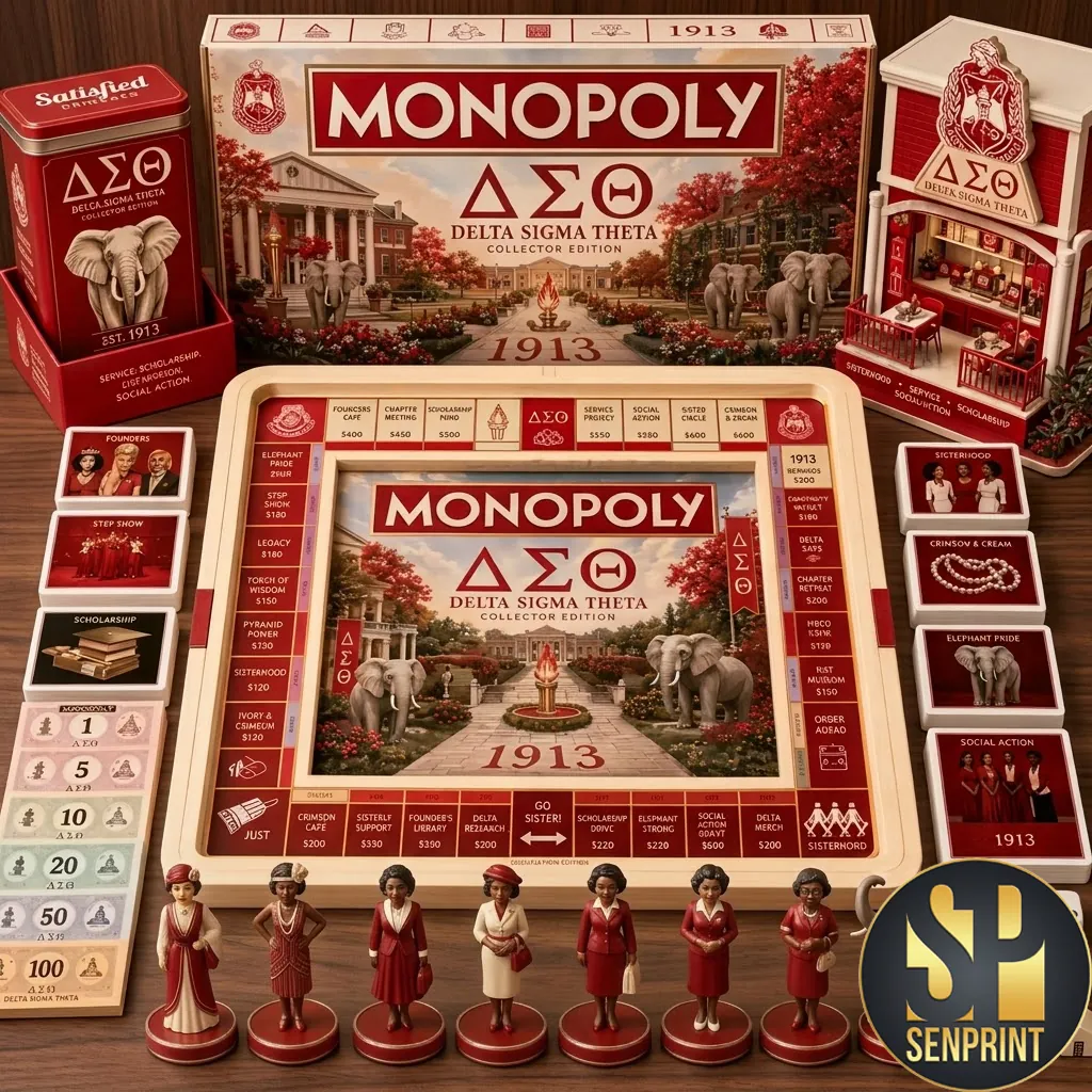 Delta Sigma Theta Monopoly Collector Edition Board Game