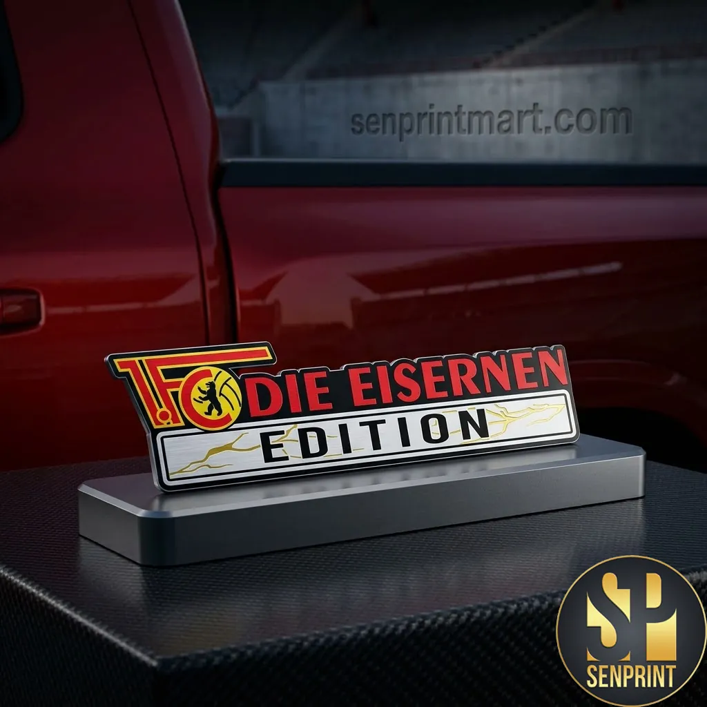 FC Union Berlin Die Eisernen Edition Premium Metal Car Emblem