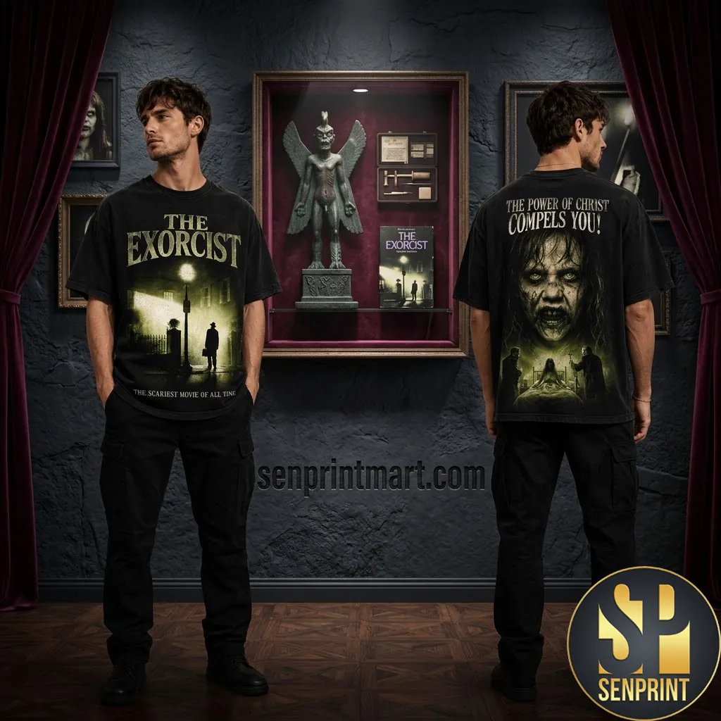 The Exorcist The Power Of Christ Horror Movie Graphic T-Shirt