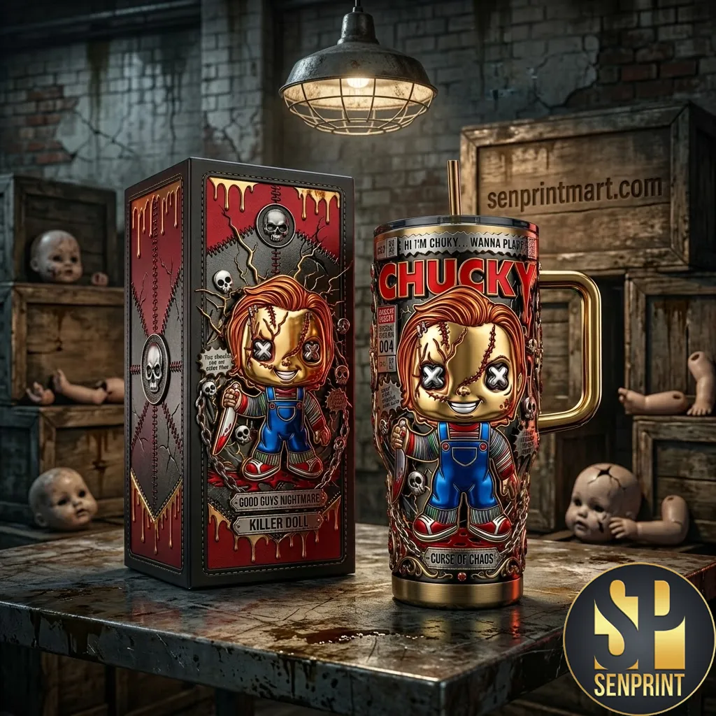 Chucky Good Guys Nightmare Horror Movie 40oz Tumbler
