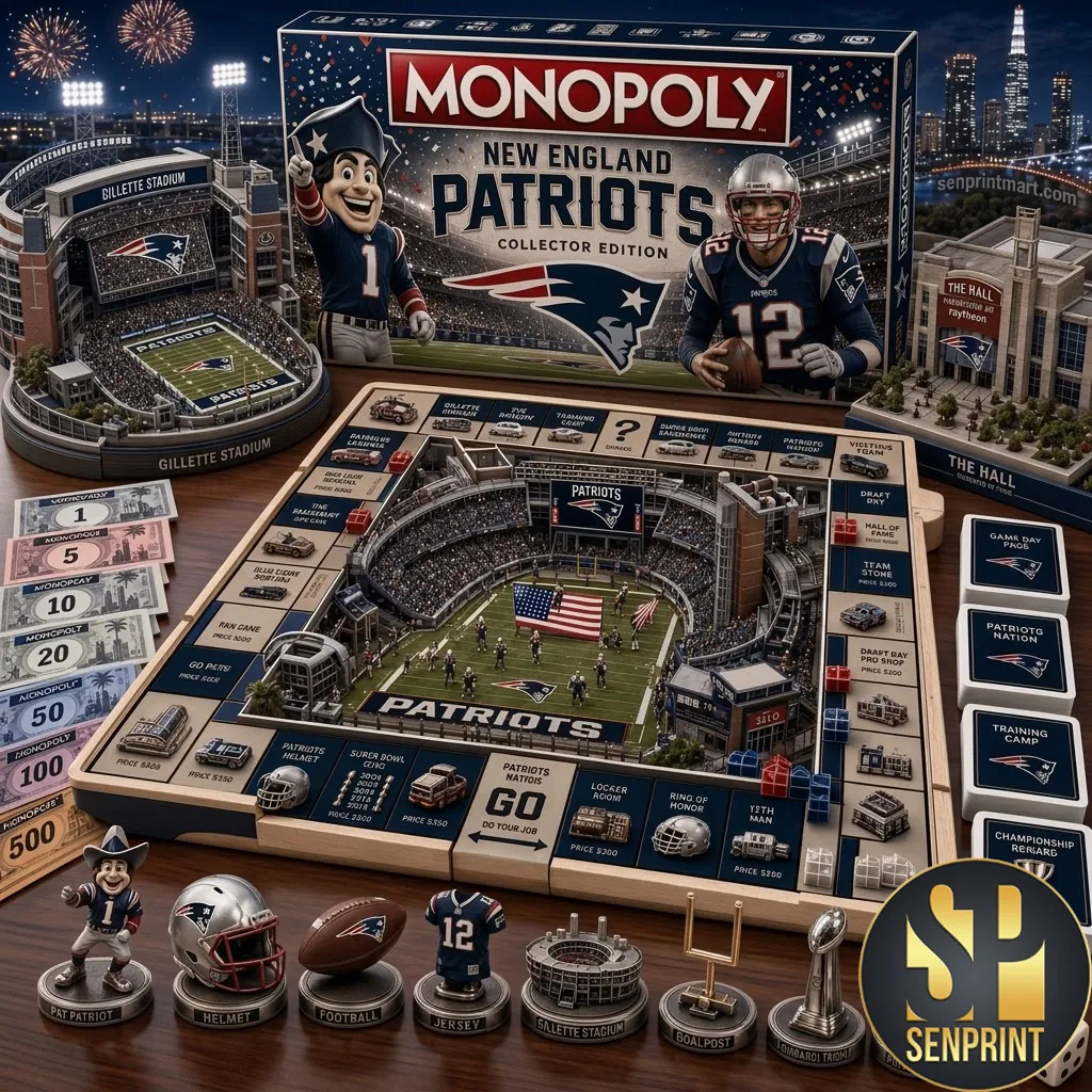 New England Patriots Monopoly Collector Edition Board Game