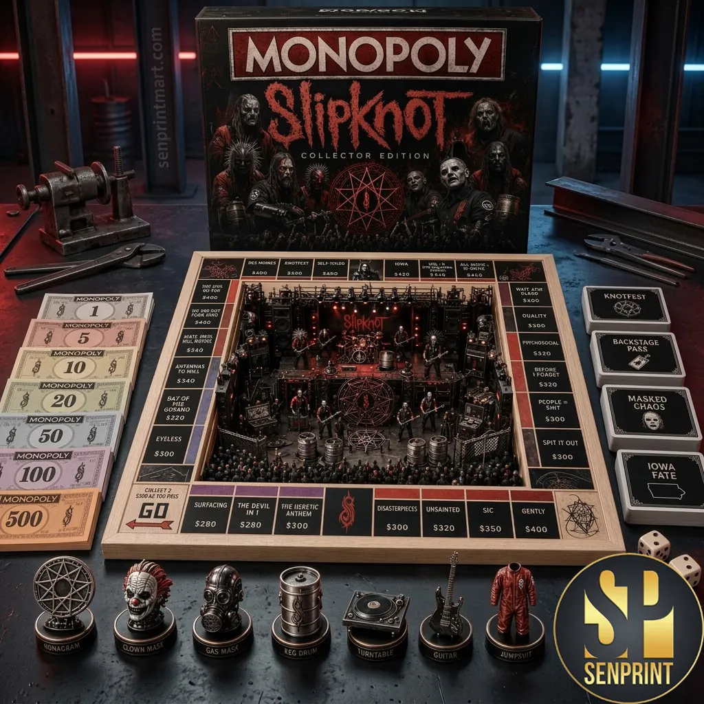 Slipknot Monopoly Collector Edition Official Band Board Game