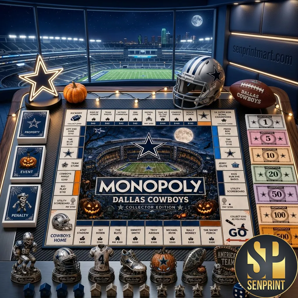 Dallas Cowboys Monopoly Collector Edition Board Game