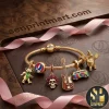 Pandora Chef Life Gold Plated Charm Bracelet