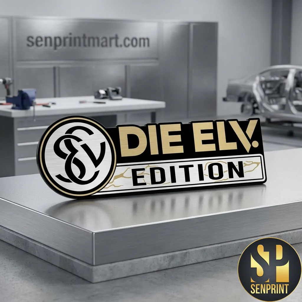 SV Die Elversberg Edition 3D Metal Car Emblem