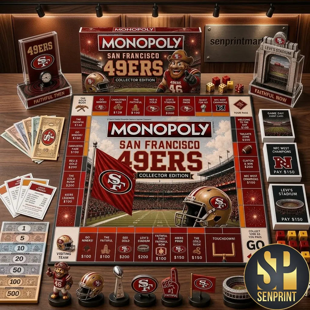 San Francisco 49ers Monopoly Collector Edition Board Game