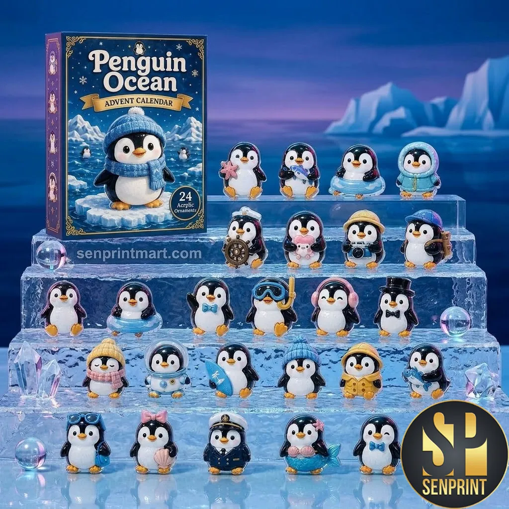 Penguin Ocean 24 Day Christmas Countdown Advent Calendar