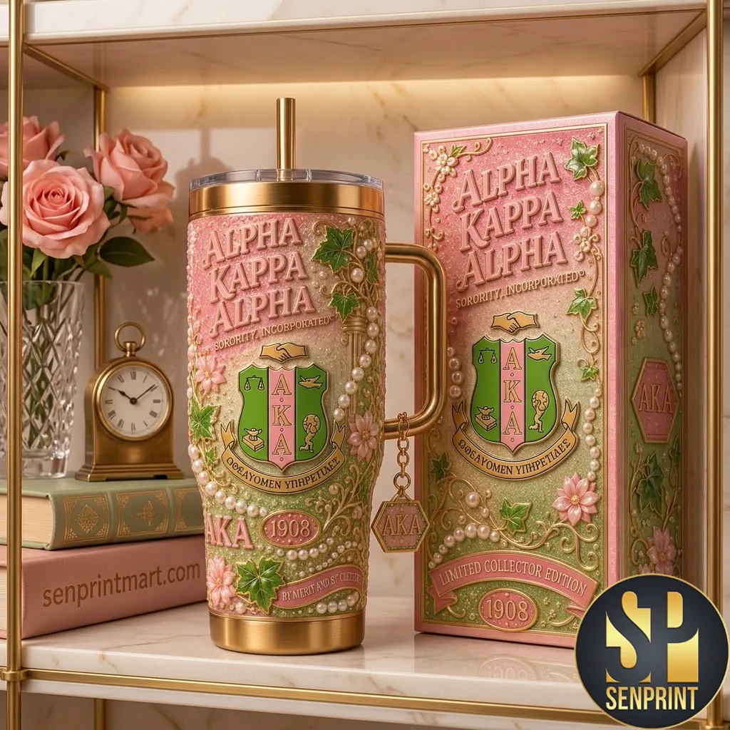 Alpha Kappa Alpha 1908 Limited Collector Edition 40oz Tumbler