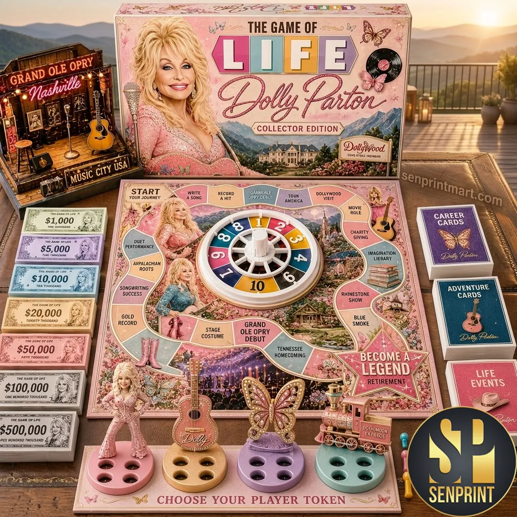 The Game Of Life Dolly Parton Collector Edition Board Game