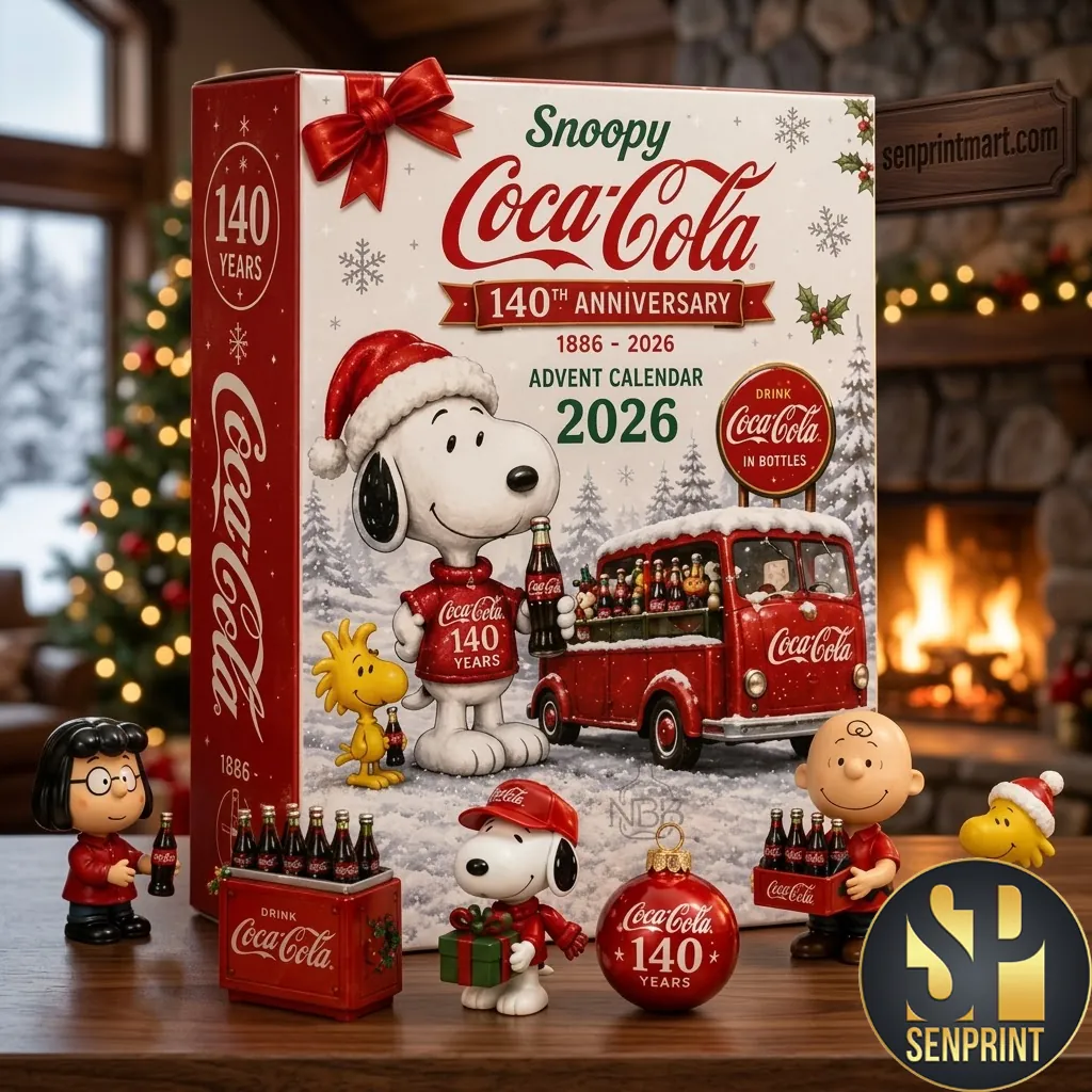 Snoopy Coca Cola 140th Anniversary 2026 Limited Edition Advent Calendar