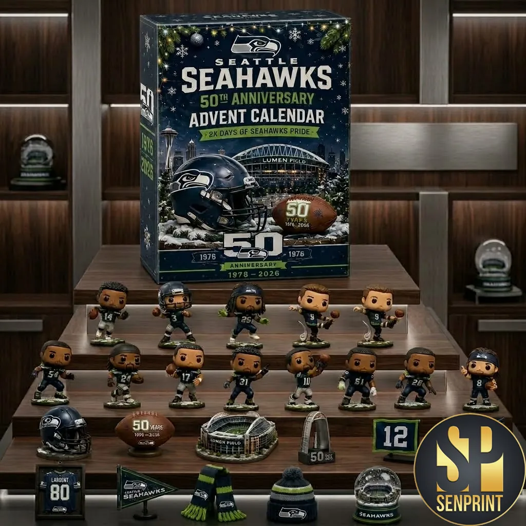 Seattle Seahawks 50th Anniversary Limited Edition Advent Calendar