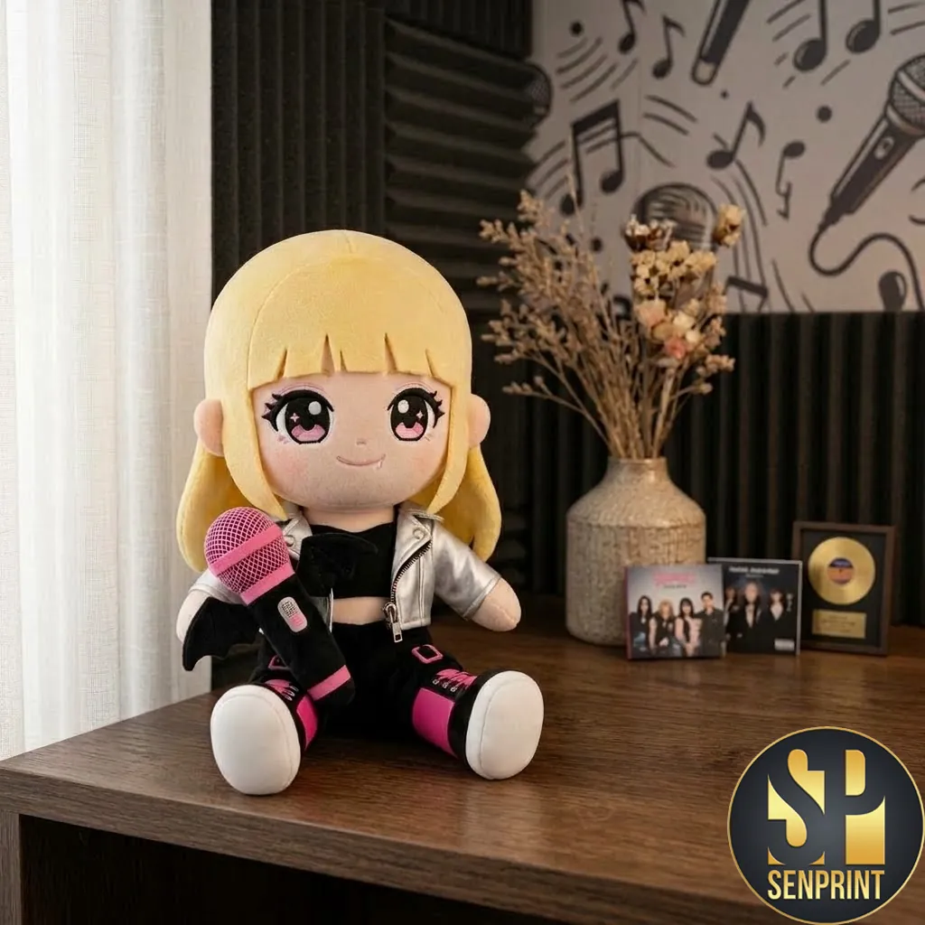 Lisa Blackpink Cyberpunk Style Collectible Plush Doll