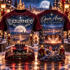 Journey Rock Band Don't Stop Believin' Open Arms For The Holidays Christmas All Over Print 3D T-Shirt