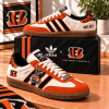 Cincinnati Bengals Who Dey Custom Tiger Stripe Football Fan Gift Low-Top Sneakers