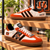 Cincinnati Bengals Who Dey Custom Tiger Stripe Football Fan Gift Low-Top Sneakers