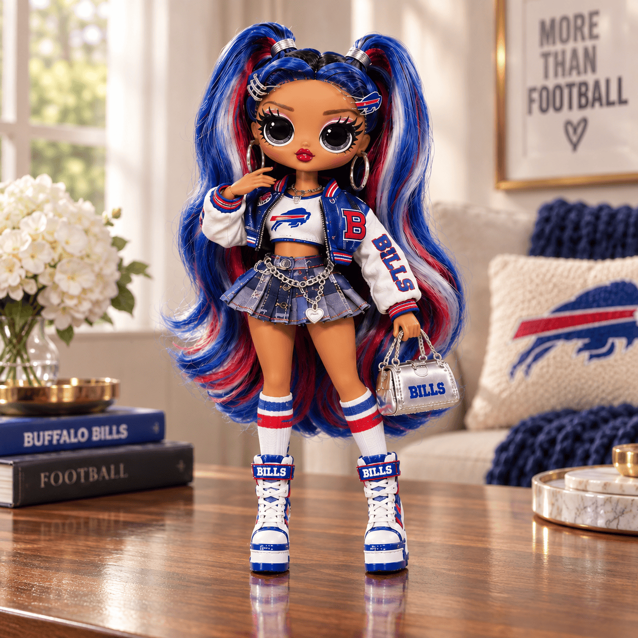 LOL Surprise OMG Buffalo Bills NFL Game Day Collector Edition Fashion Doll Set LOL Surprise OMG Buffalo Bills NFL Game Day Collector Edition Fashion Doll Set
