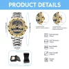 Milwaukee Brewers 2026 National League Champions Luxury Gold Commemorative Quartz Watch
