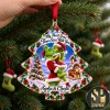 Grinch Couple Love Is Supporting Each Other Personalized Acrylic Ornament