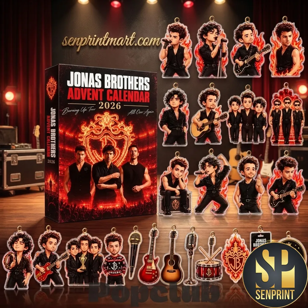 Jonas Brothers 2026 Burning Up Tour Limited Edition Advent Calendar