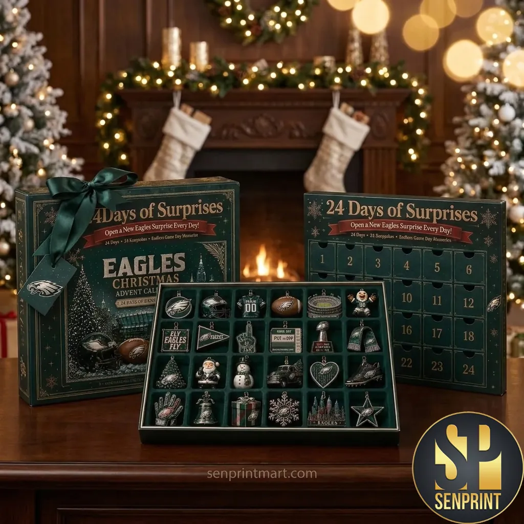 Philadelphia Eagles NFL Christmas 24 Days Of Surprises Advent Calendar