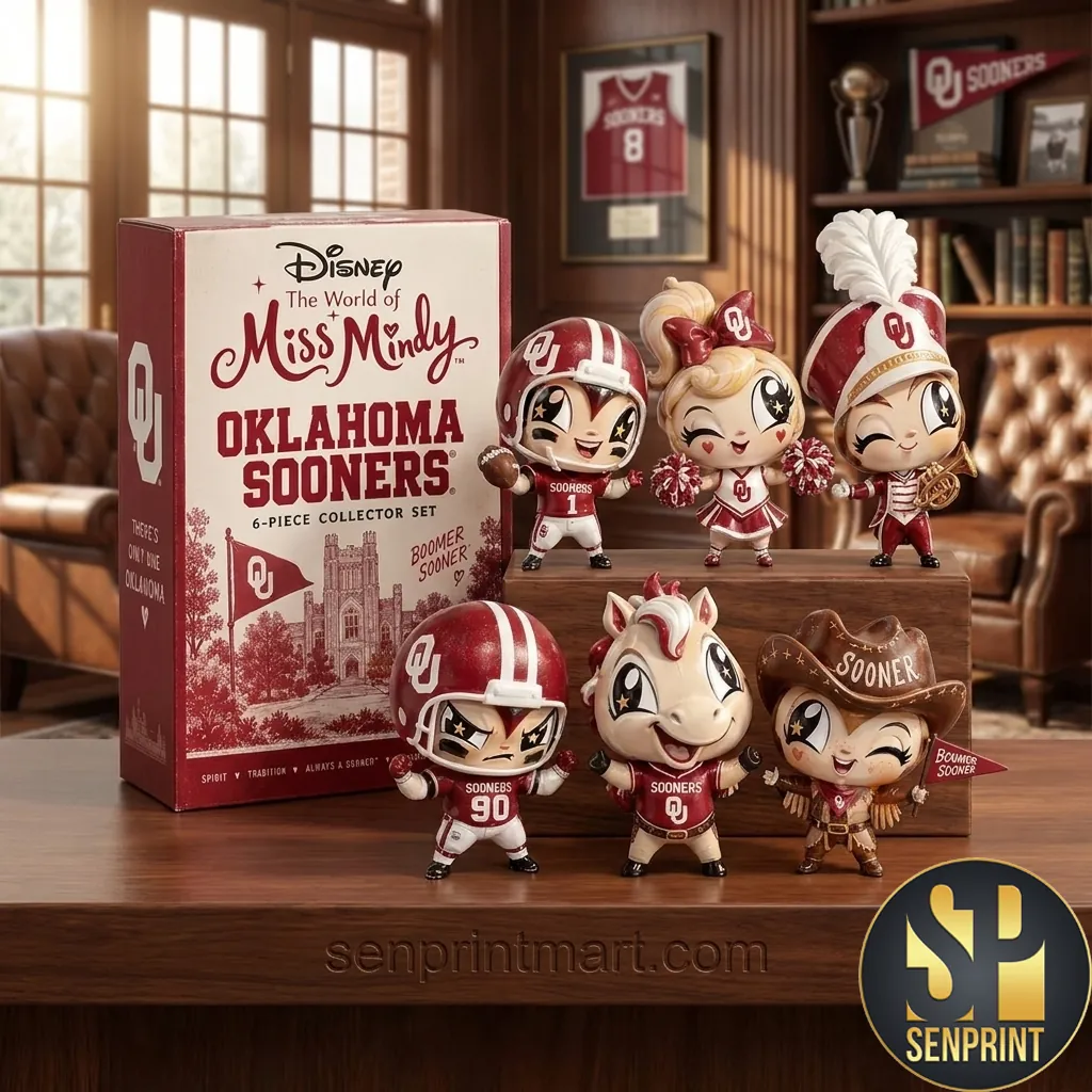 Disney Miss Mindy Oklahoma Sooners 6-Piece Collector Set
