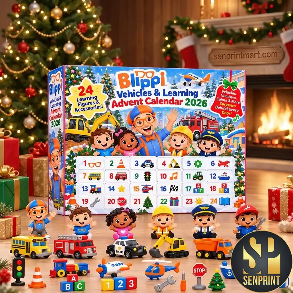 Blippi Vehicles and Learning 2026 Christmas Advent Calendar