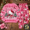 Van Halen Jump Into Christmas Ugly Sweater Style Pajama Set Van Halen Jump Into Christmas Ugly Sweater Style Pajama Set