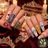 Kuromi Aesthetic Pink and Black Gothic Coffin Press On Nails Kuromi Aesthetic Pink and Black Gothic Coffin Press On Nails