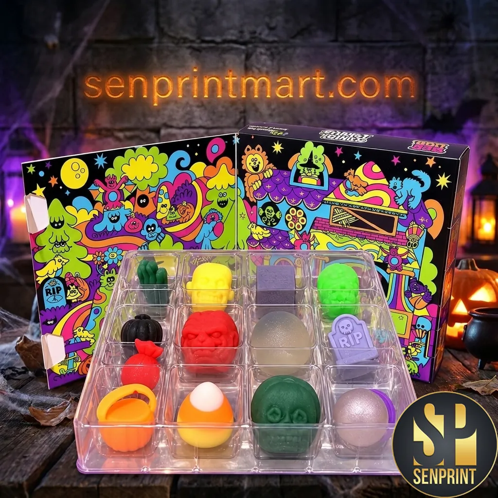 Halloween Psychedelic Art Advent Calendar Toy Set