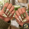 Pink Cowgirl Western Theme Long Coffin Press On Nails