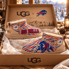 Buffalo Bills Go Bills Embroidered Warm Suede Classic Ultra Mini Boots