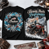 Indian Motorcycle Snow Queen Winter Biker Graphic T-Shirt