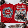 Indian Motorcycle Snow Queen Winter Biker Graphic T-Shirt