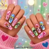 Hello Kitty Tropical Beach Summer Theme Press On Nails Hello Kitty Tropical Beach Summer Theme Press On Nails
