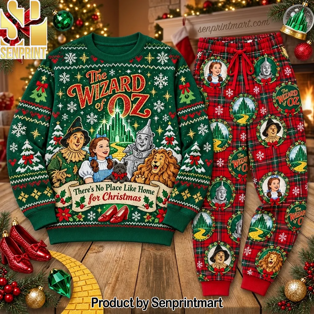 The Wizard of Oz Christmas Holiday Pajama Set