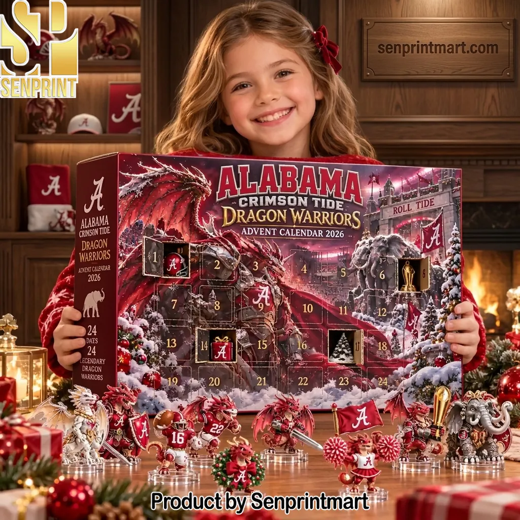 Alabama Crimson Tide Dragon Warriors 2026 Holiday Advent Calendar