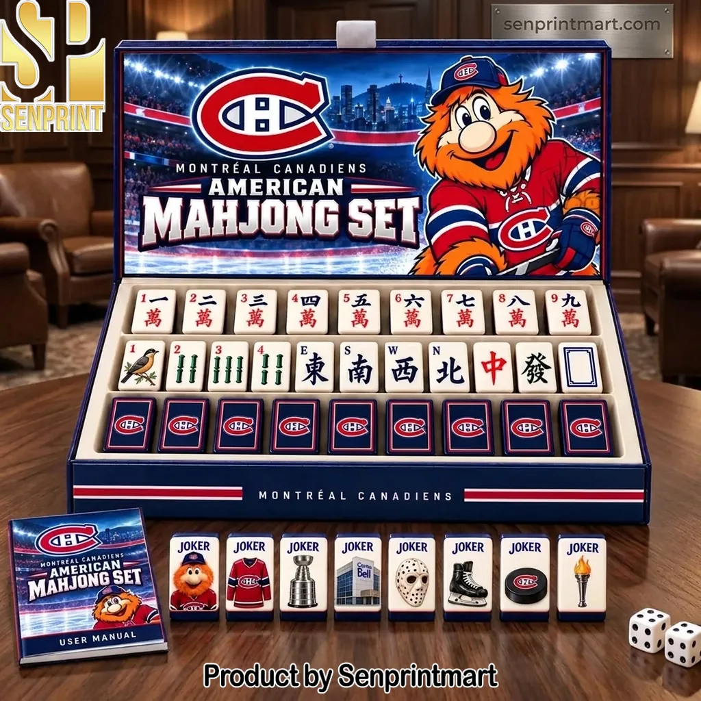 Montreal Canadiens NHL American Mahjong Set