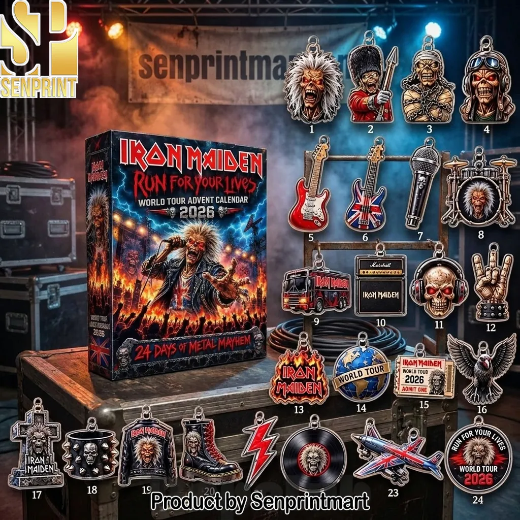 Iron Maiden Run For Your Lives 2026 World Tour Metal Advent Calendar