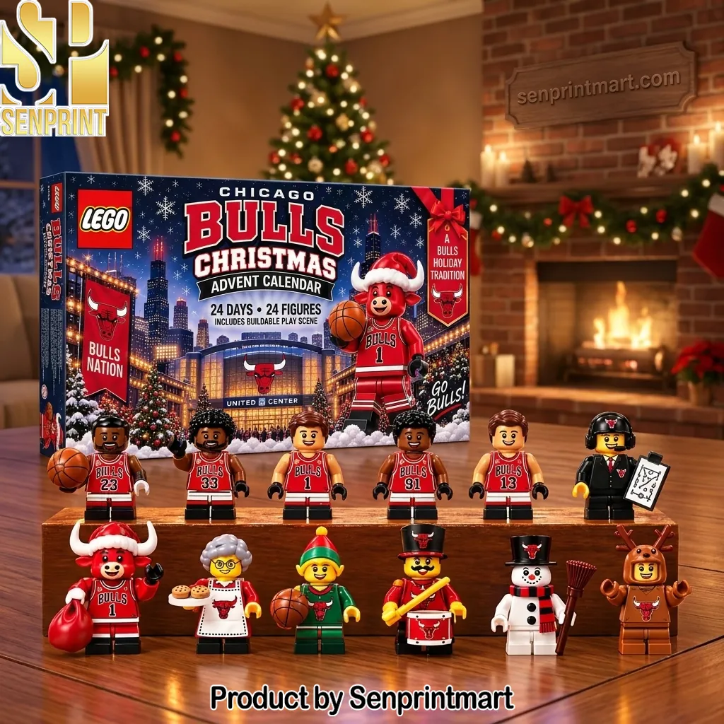 Chicago Bulls Christmas 24 Day Holiday Advent Calendar