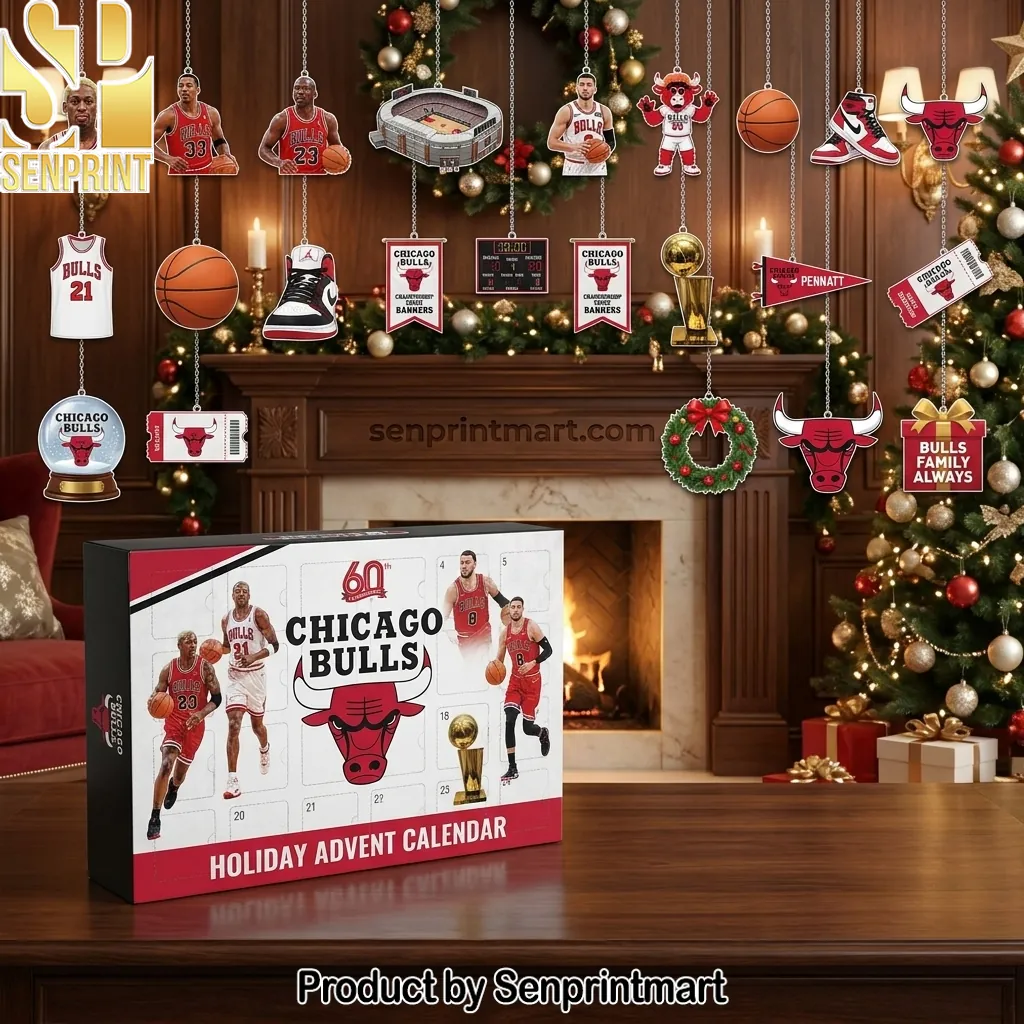 Chicago Bulls 60th Anniversary Holiday Advent Calendar