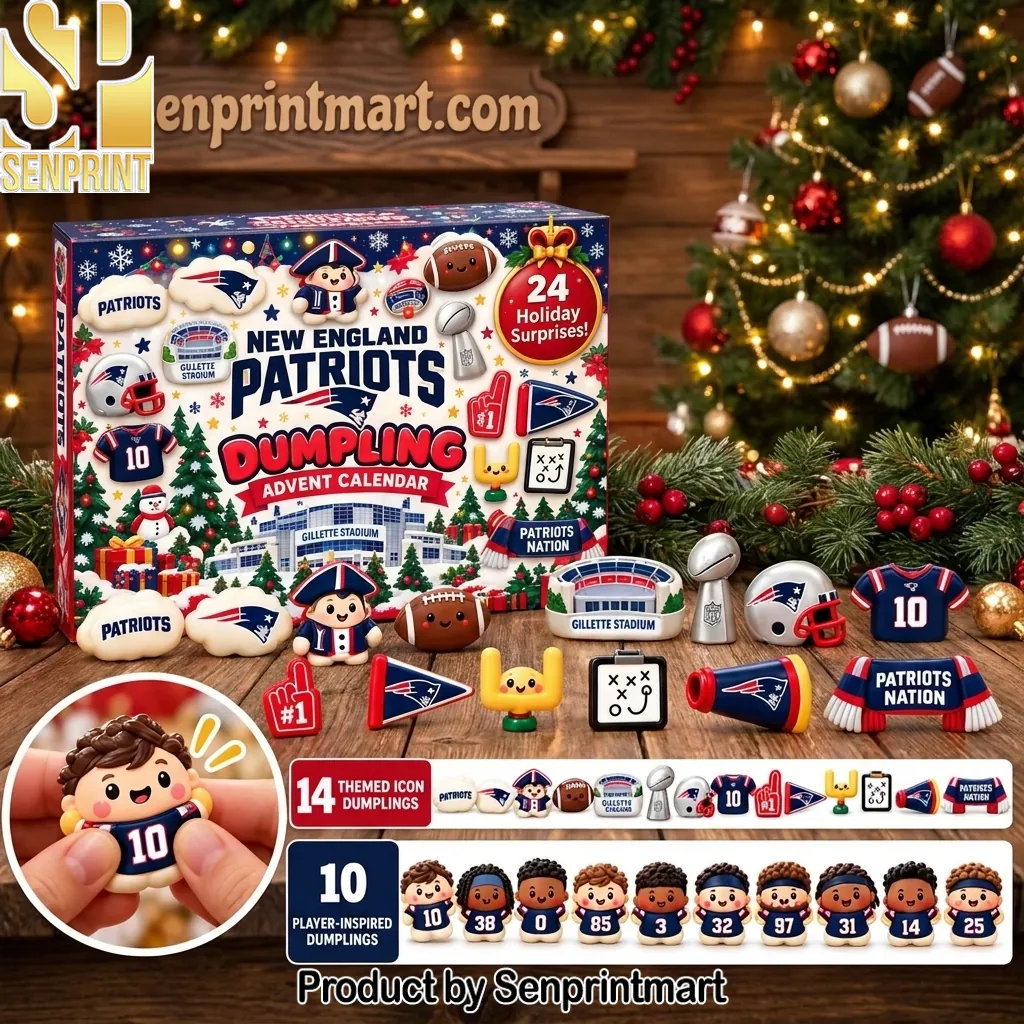 New England Patriots 24 Holiday Surprises Advent Calendar