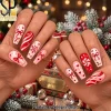 Capricorn Zodiac Celestial Brown And Cream Press On Nails