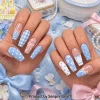 Capricorn Zodiac Celestial Brown And Cream Press On Nails