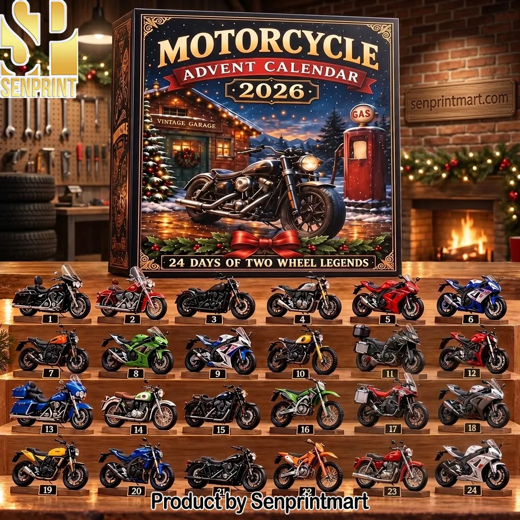 Motorcycle 2026 Advent Calendar 24 Days Of Two Wheel Legends Gift Set