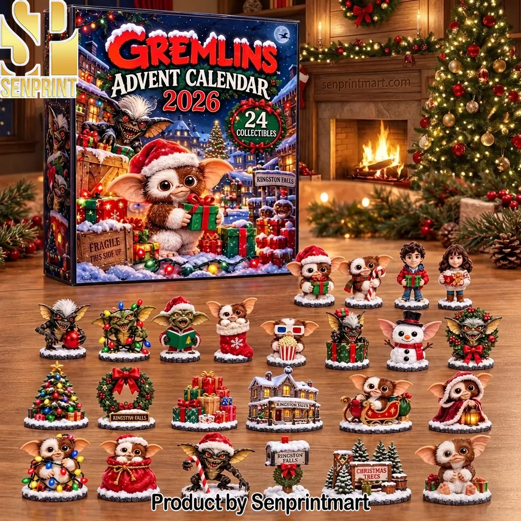 Gremlins 2026 Christmas Advent Calendar with 24 Collectible Figures