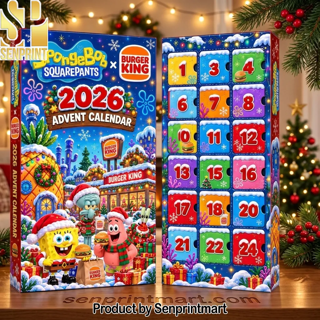 SpongeBob SquarePants x Burger King 2026 Christmas Advent Calendar