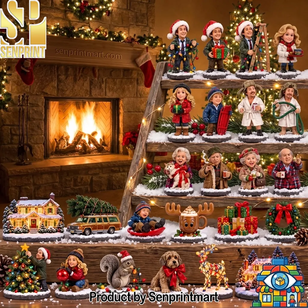 National Lampoon’s Christmas Vacation Movie Character Figurine Set